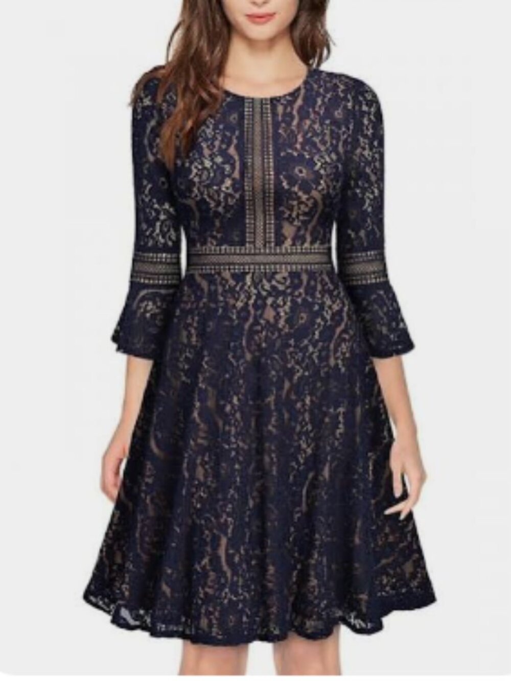 Miss May Retro Gorgeous City Lace Dress